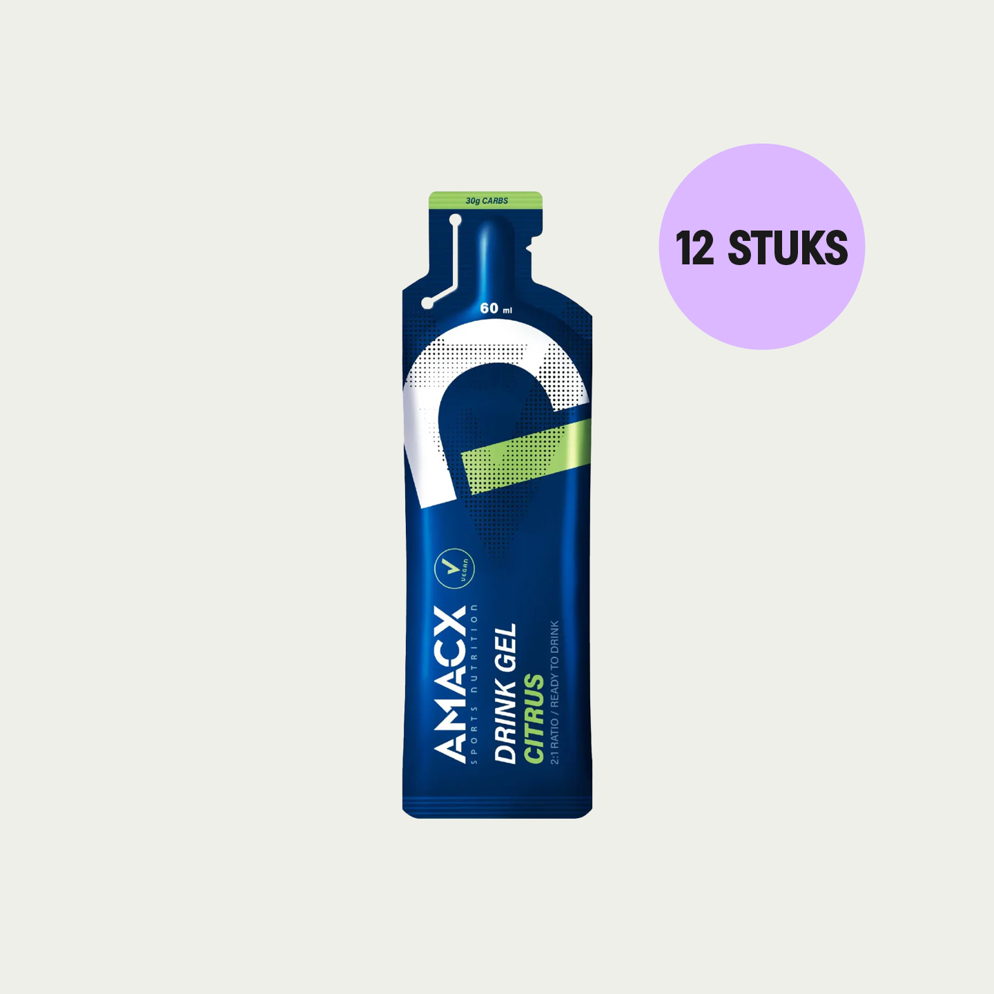 Amacx Drink Gel Citrus 12 gels - Energie gel voor wielrennen - SportvoedingDirect