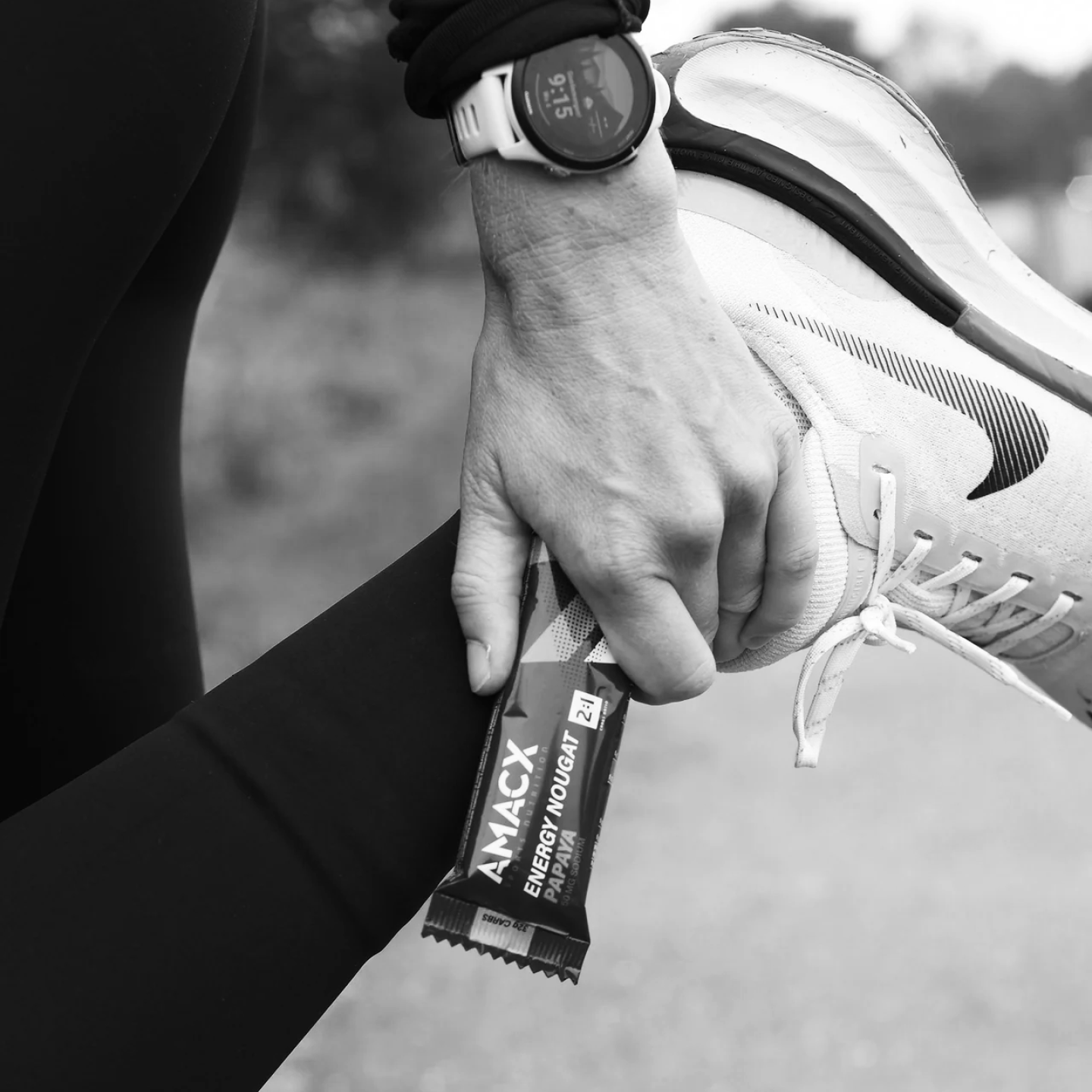 Hardlopen met Amacx Energy Nougat energierepen