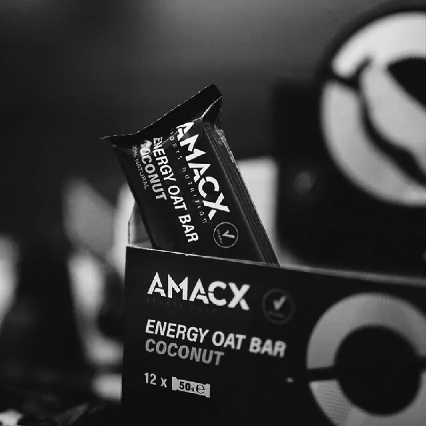 Een energiereep van het Nederlandse Merk Amacx. De Energy Oat Bar is perfect voor duursporters.