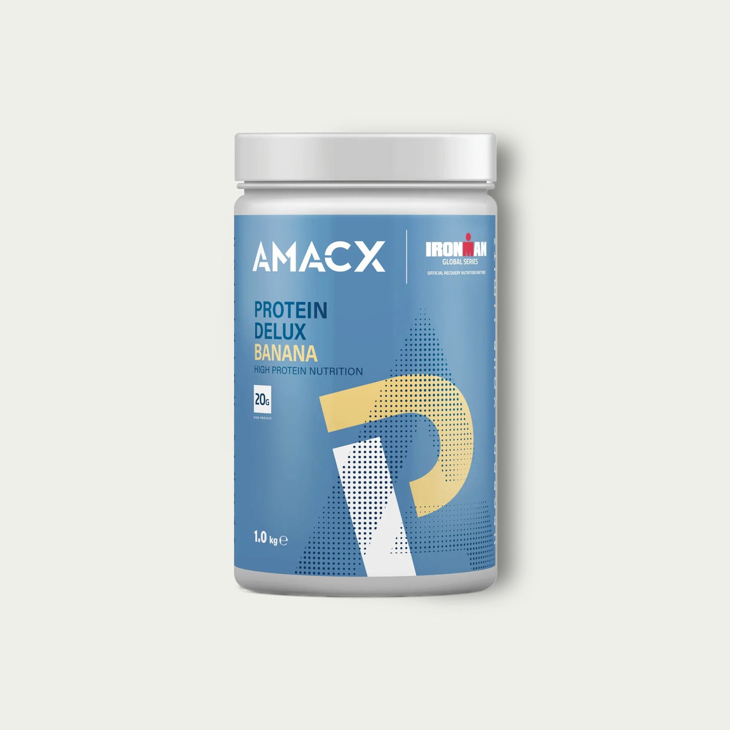 Amacx Protein Deluxe Banana – eiwitshake met 20 g proteïne voor spierherstel en opbouw na training.