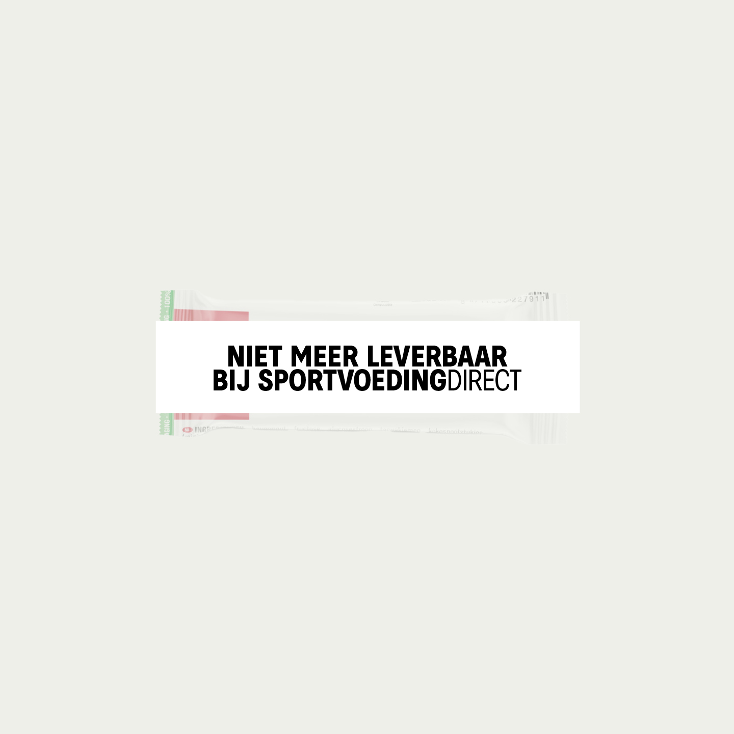 Coconut smaak energiereep van het Nederlandse sportvoedingmerk BYE. Voeding voor het fietsen