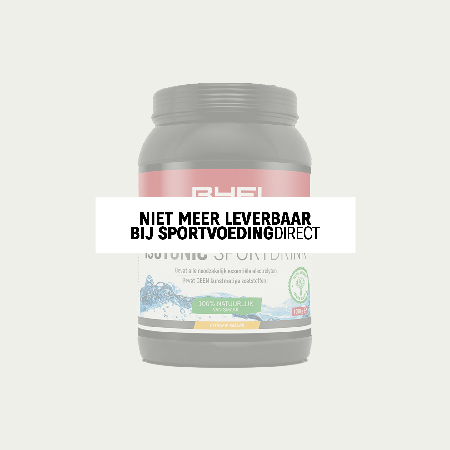 BYE! Isotone Sportdrank – verfrissende drank met natrium en magnesium, verkrijgbaar in Citroen, Rood fruit en Watermeloen