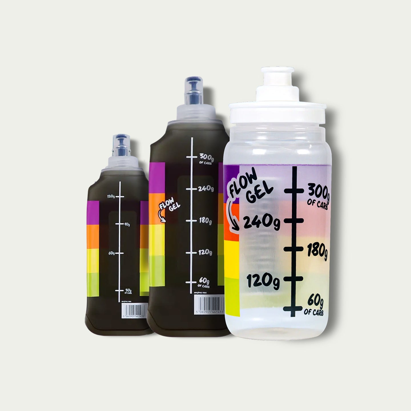 Precision Bidon Combi – set van sportbidons voor hydratatie tijdens hardlopen en fietsen.