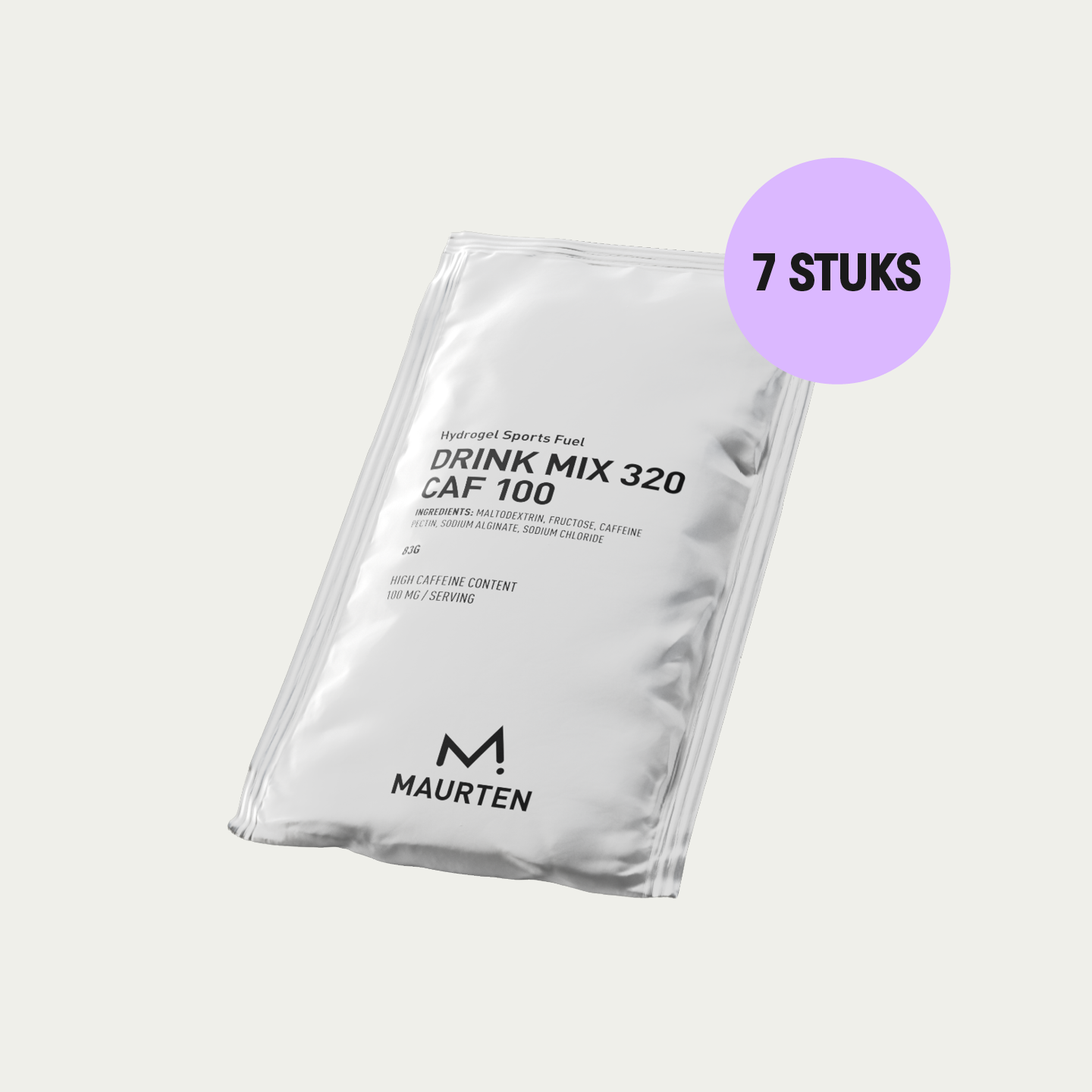 Maurten Drink Mix 320 CAF 100 – sportdrank met cafeïne voor duursporters (7 sachets)