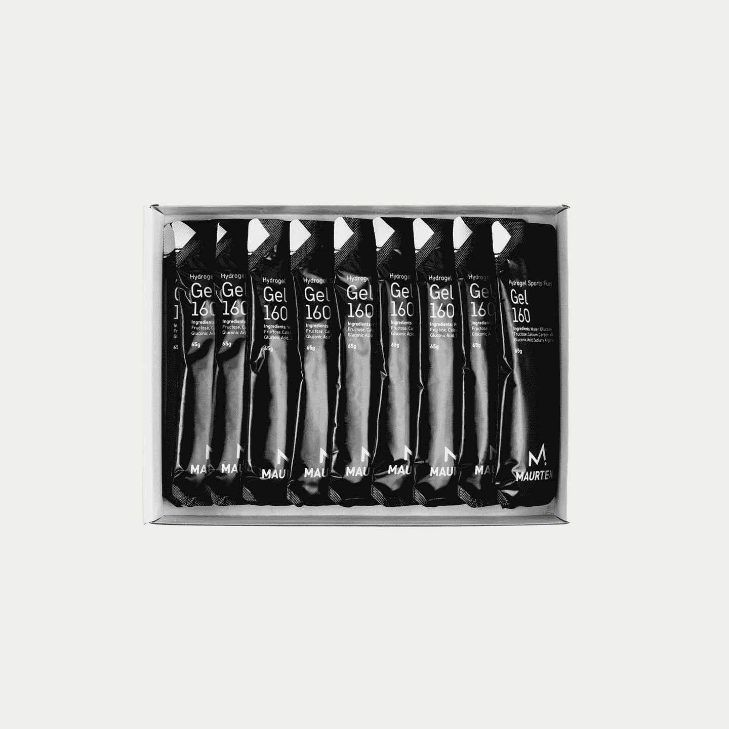 Krachtige energiebron voor duursporters – Maurten GEL 160 met 40g koolhydraten. Verpakking van 6 gels