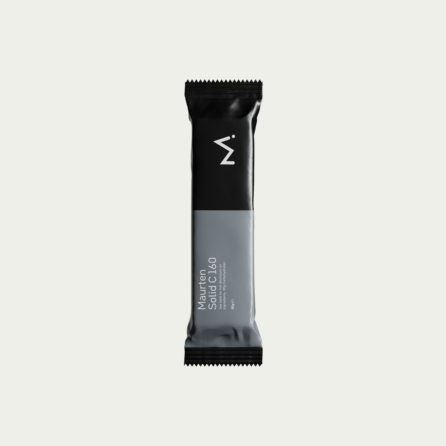 Maurten Solid Chocolade 160 is een energiereep voor duursporten zoals triatlon, wielrennen en hardlopen.