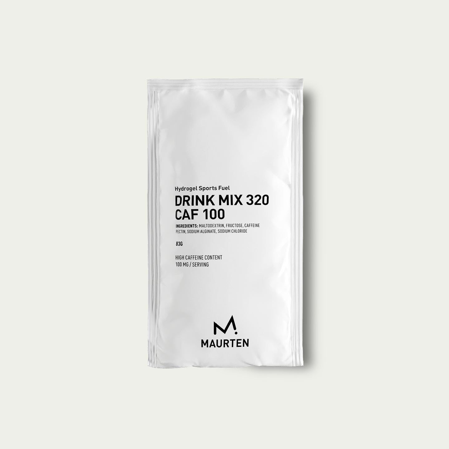 Maurten Drink Mix 320 Caf 100 – cafeïne sportdrank met 80 g koolhydraten voor triathlon en duursport.