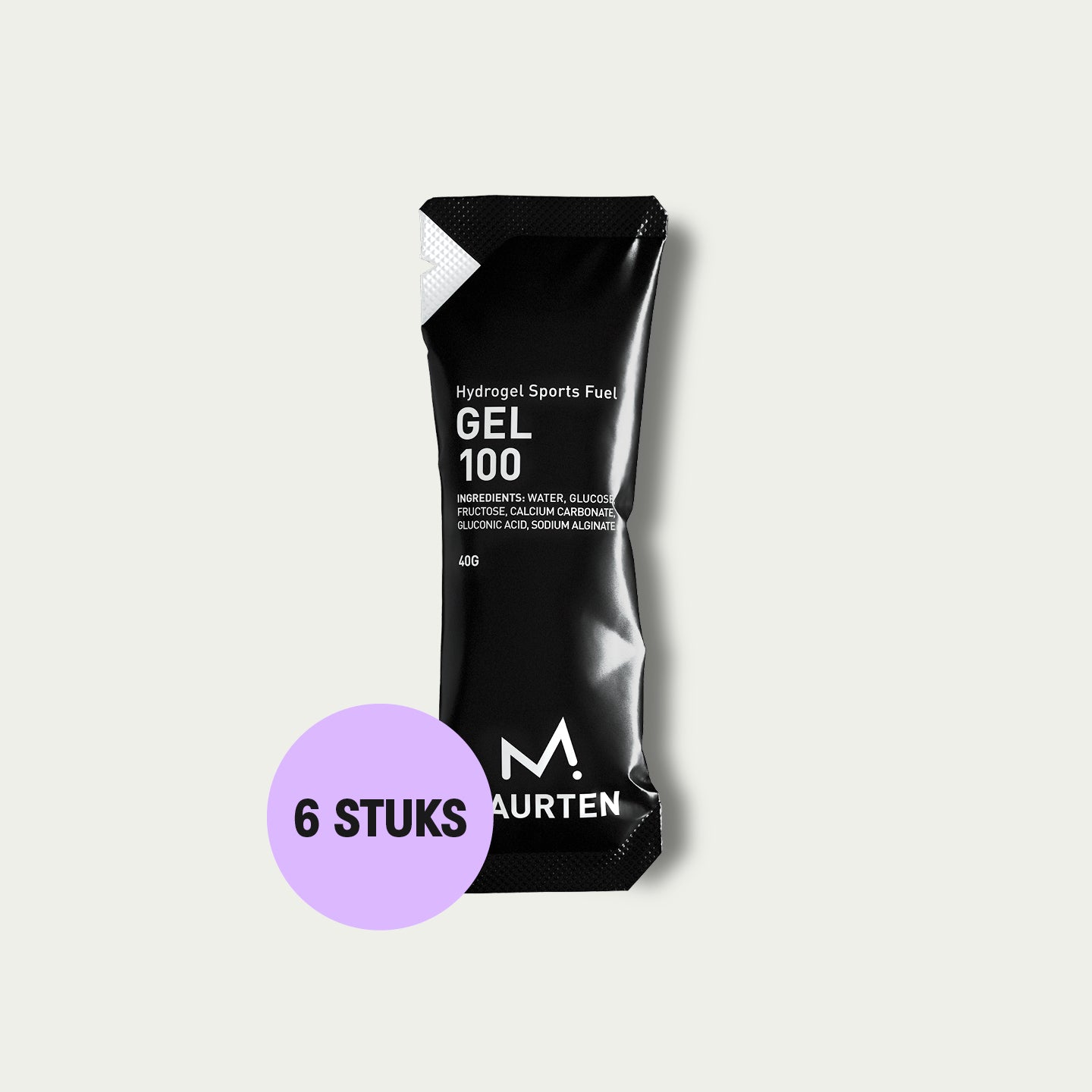 Maurten Gel 100 6 stuks – betrouwbare energy gel zonder kunstmatige toevoegingen voor hardlopers.