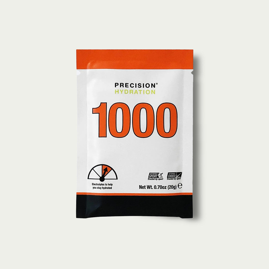 Precision Electrolytes Pouch 1000 – sportdrank met elektrolyten voor triathlon en lange trainingen.