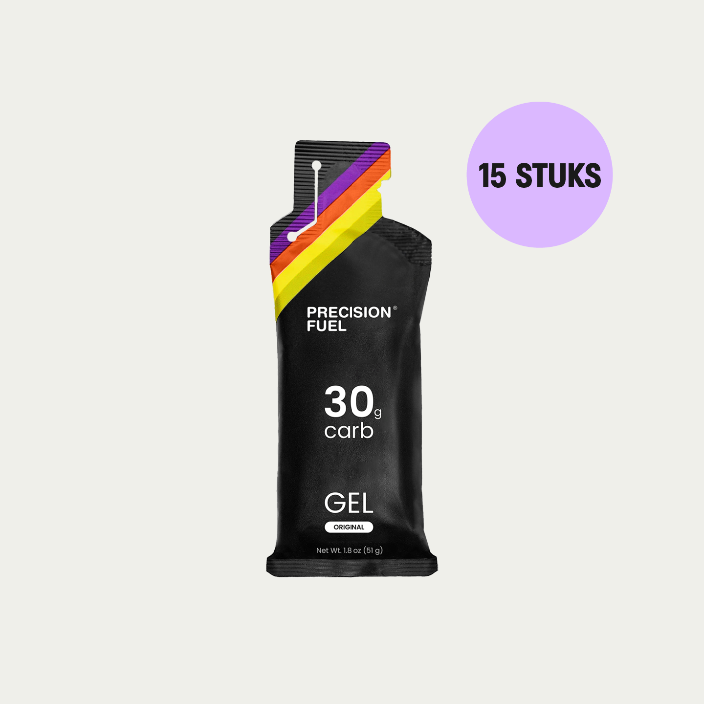Energie gels met 30 gram koolhydraten van Precision Fuel en Hydration perfect voor trail running.