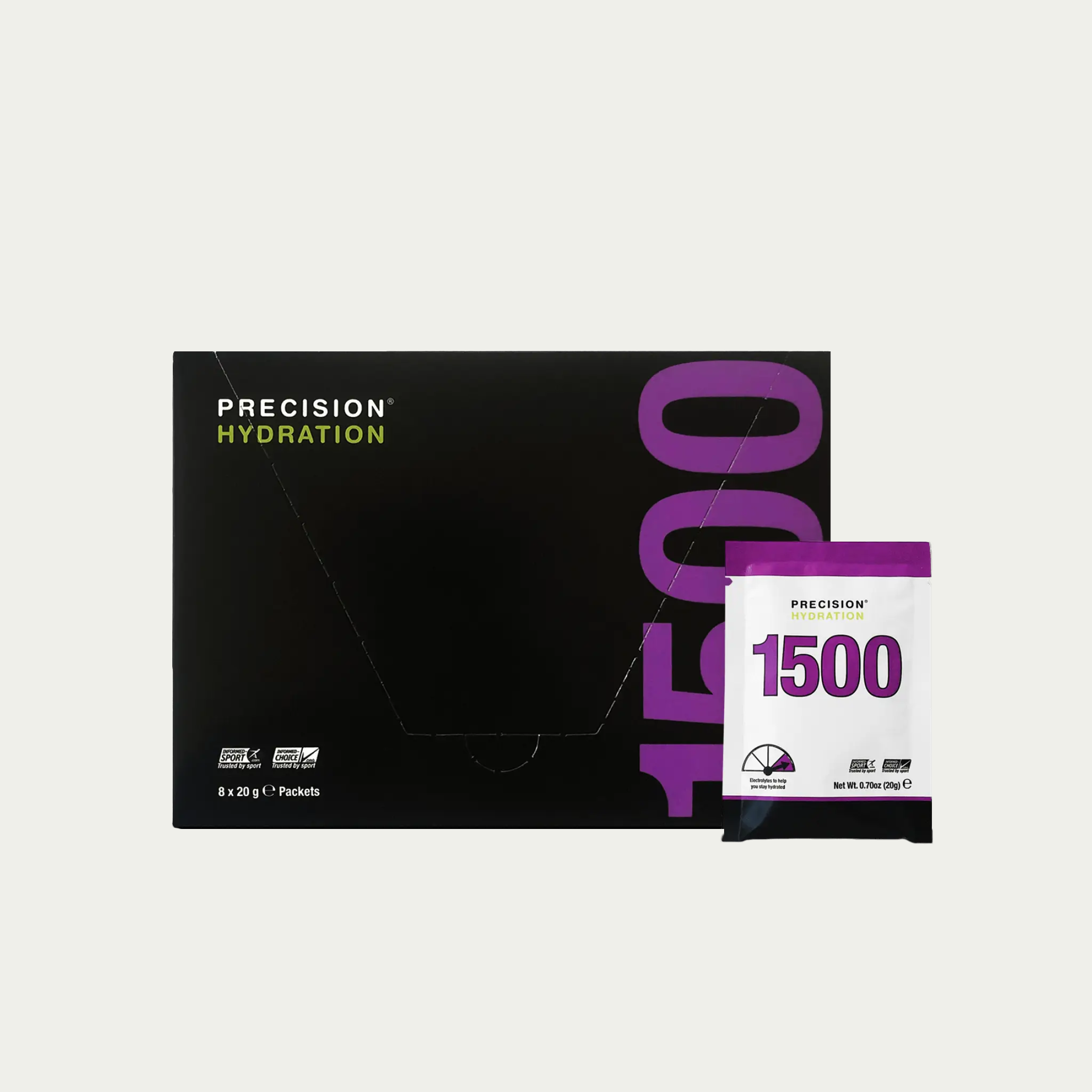 Precision Hydration 1500 – elektrolytenmix voor sporters die hun hydratatie willen afstemmen op hun inspanning.