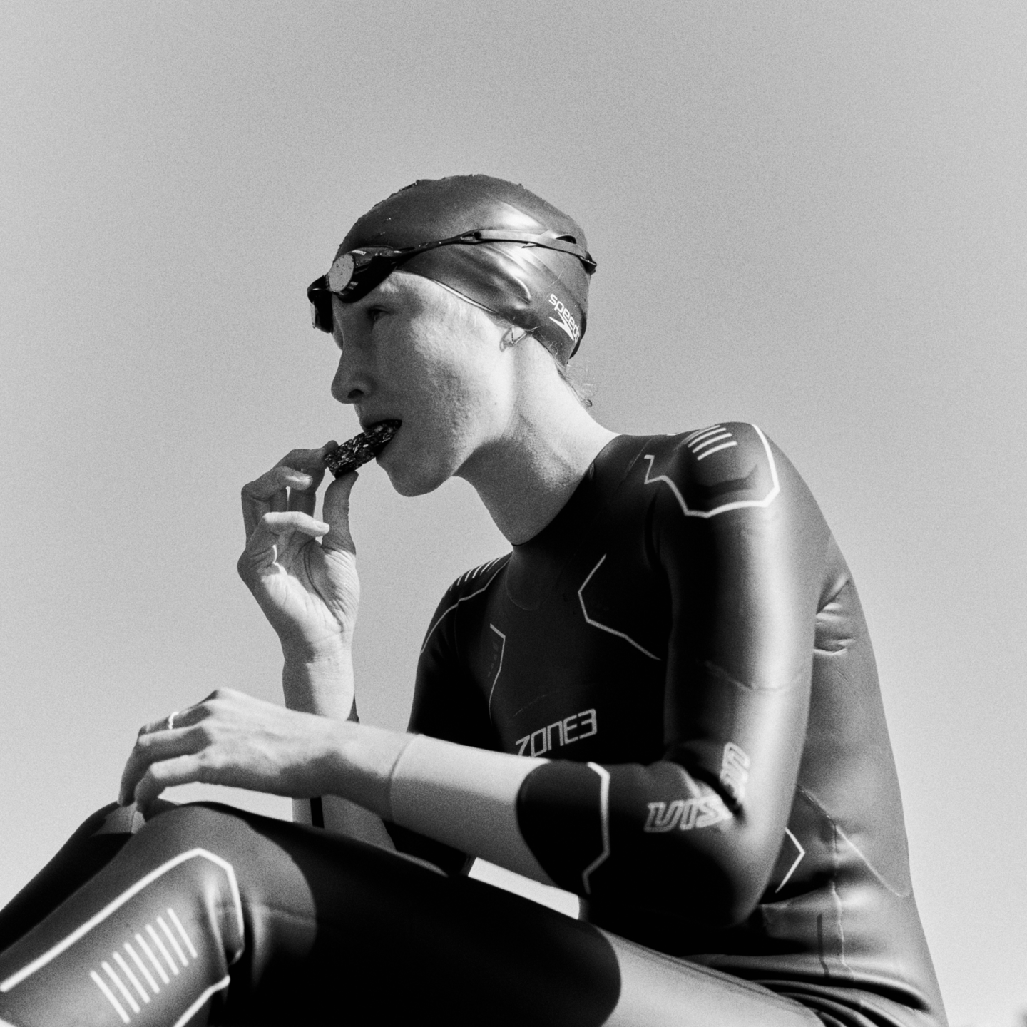 Licht verteerbare energiereep Maurten Solid 160 Citroen voor gebruik tijdens het triatlon