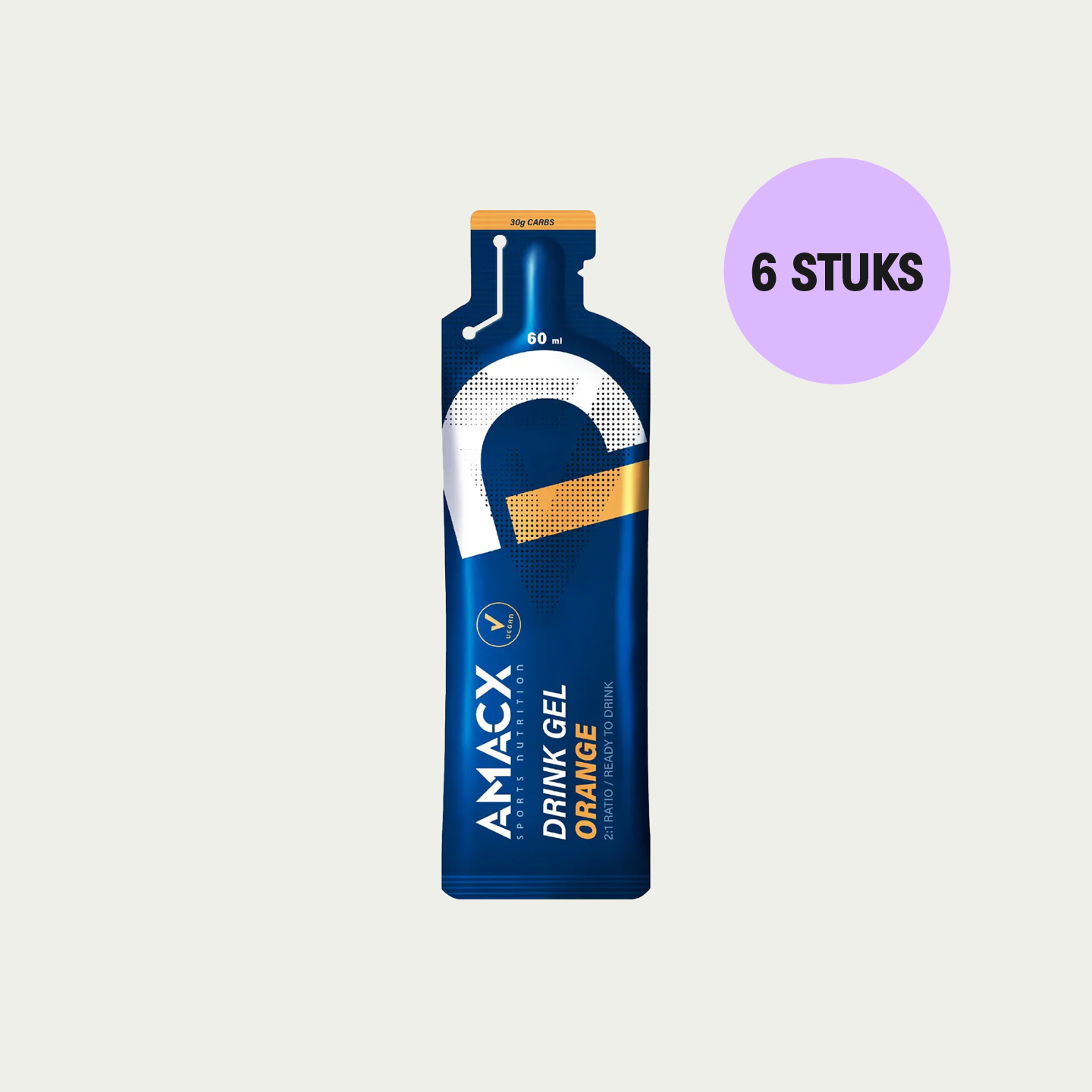 Amacx Drink Gels (6 gels) voor energie tijdens het hardlopen - Sportvoedingdirect