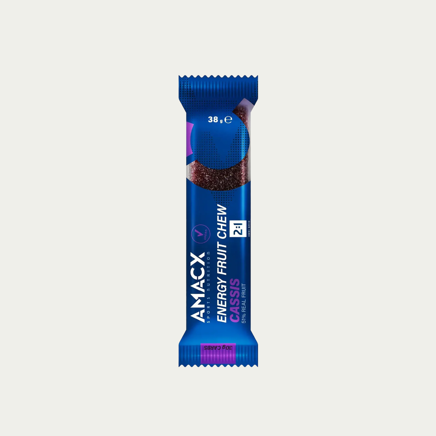 Amacx Energy Fruit Chew Cassis - Energierepen voor hardlopen - SportvoedingDirect