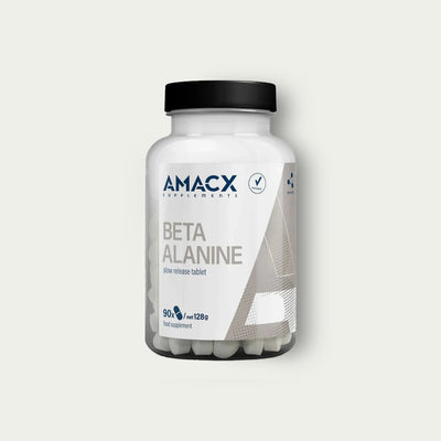 Amacx Beta Alanine supplement – ondersteunt uithoudingsvermogen en vermindert verzuring bij intensieve inspanning.