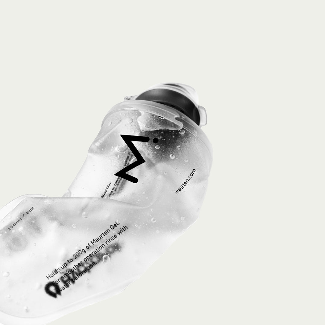 Maurten Gel Flask 3 – herbruikbare gel-flask voor wielrennen met Maurten gel of sportdrank.