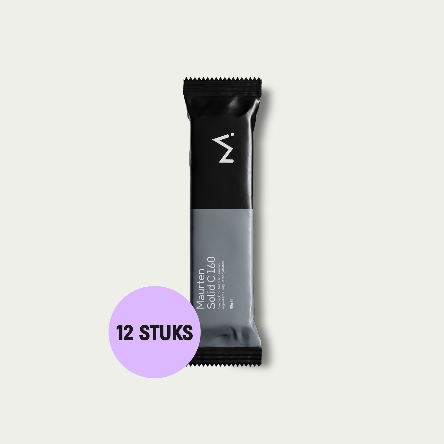 Maurten Solids C 12 stuks – energy bar met koolhydraten voor wielrennen en lange duurtrainingen.