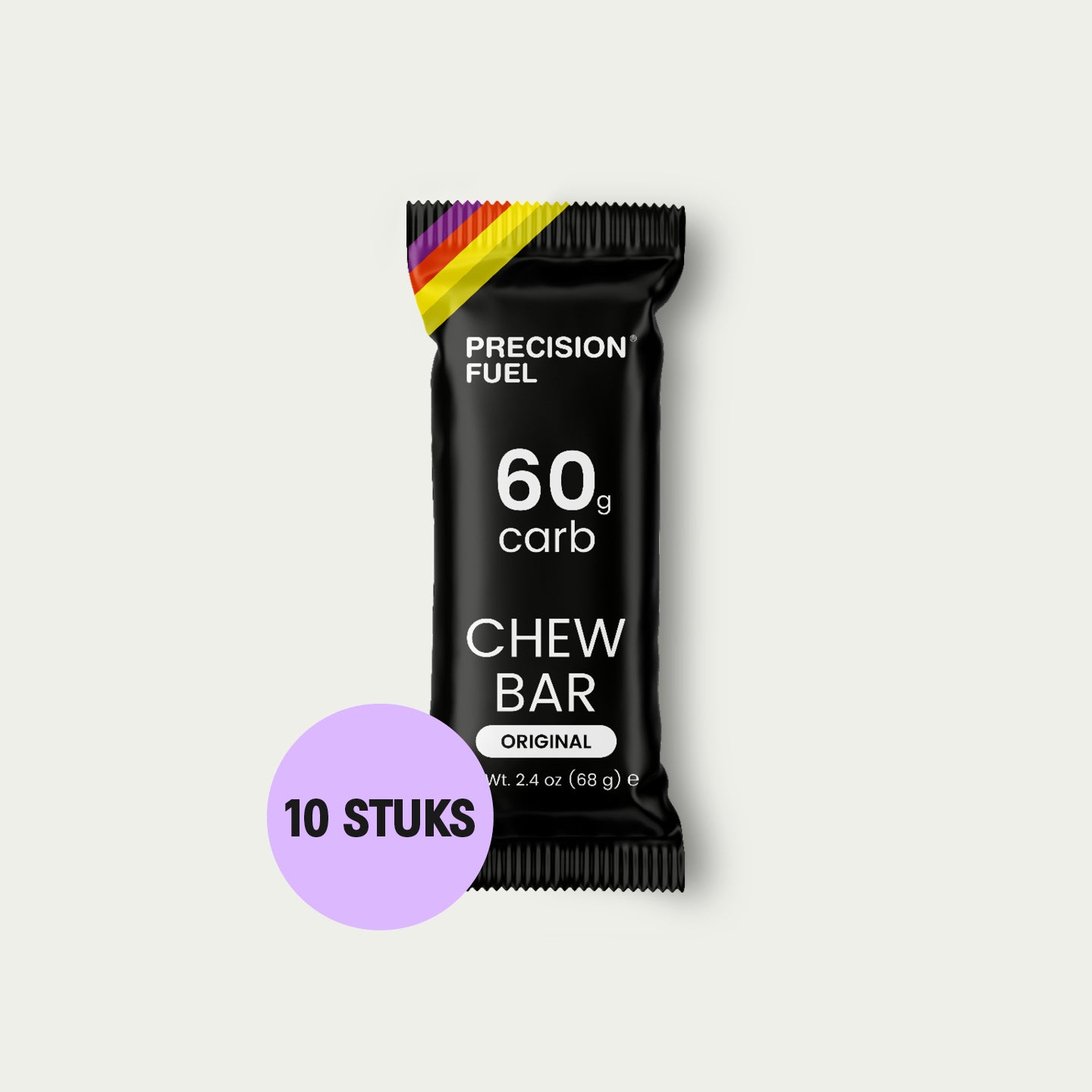 Precision Chew Bar 60 Original 10 stuks – energy chews voor triathlon met koolhydraten voor duurprestaties.