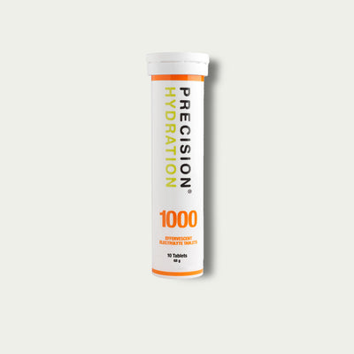 Precision Electrolytes Tablets 1000 – elektrolytentabletten voor triathlon met extra zout voor optimale hydratatie.