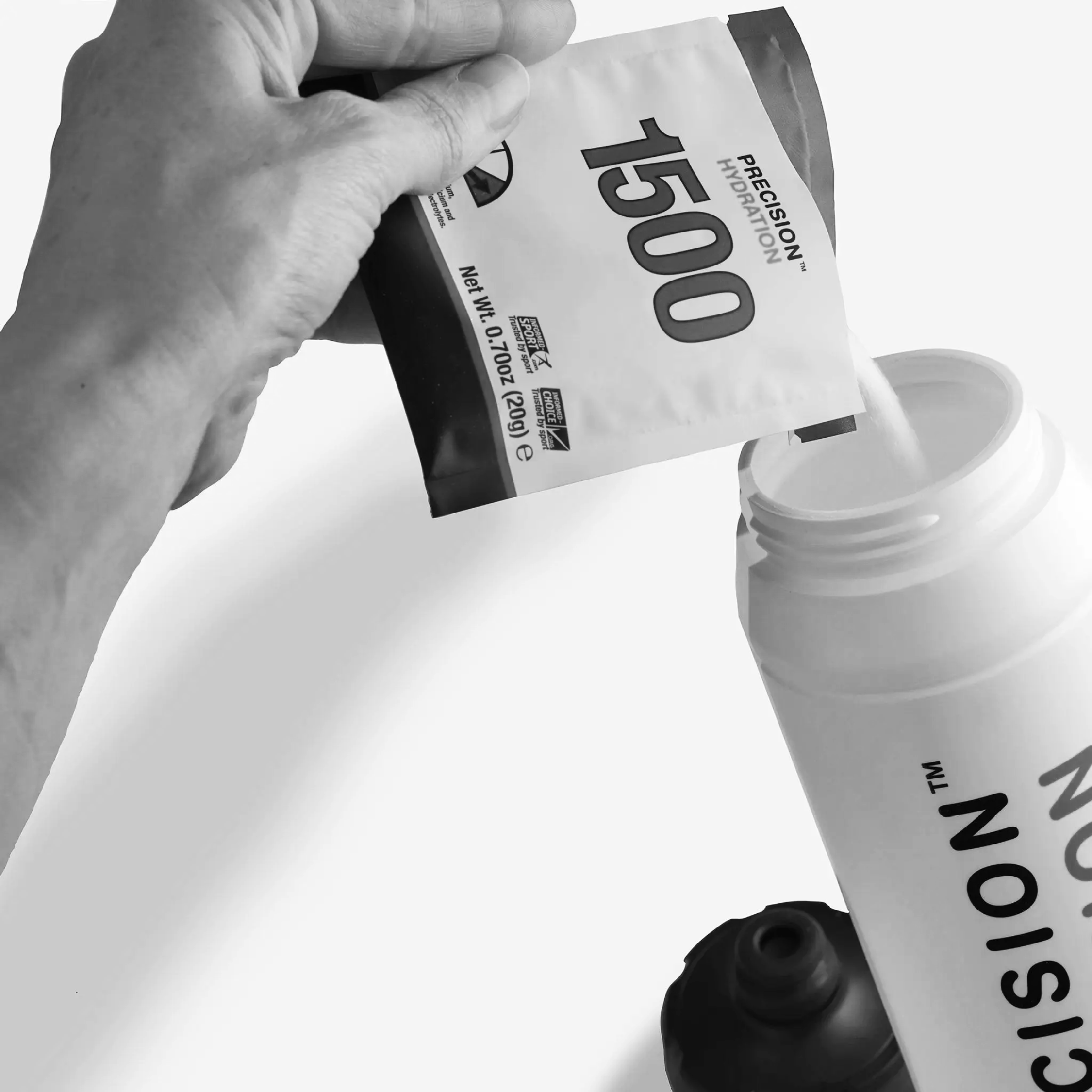 Precision Hydration 1500 – elektrolytenpoeder voor sporters die hydratatie serieus nemen.